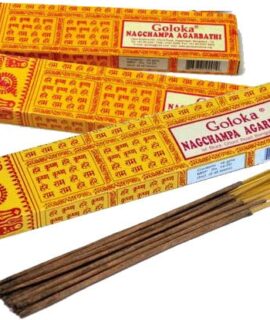 Incienso Nag Champa Goloka Amarillo,12 Sticks